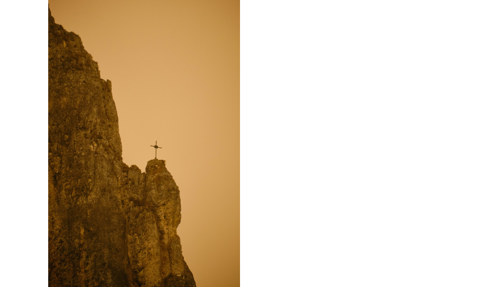 Cross on a Mountain