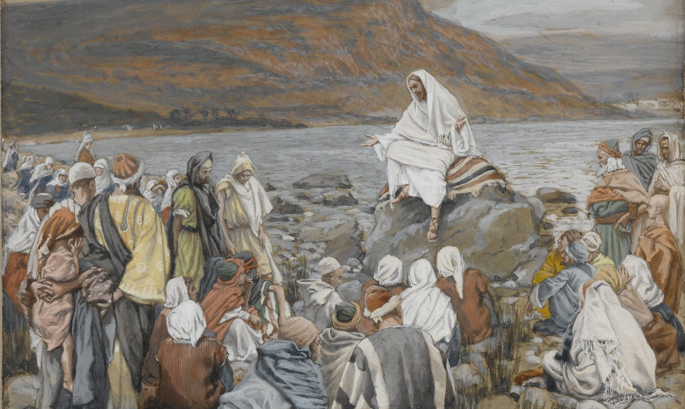 Jesus teaches the people by the Sea